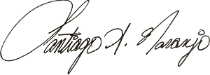 Santiago Signature FULL NAME ONLY